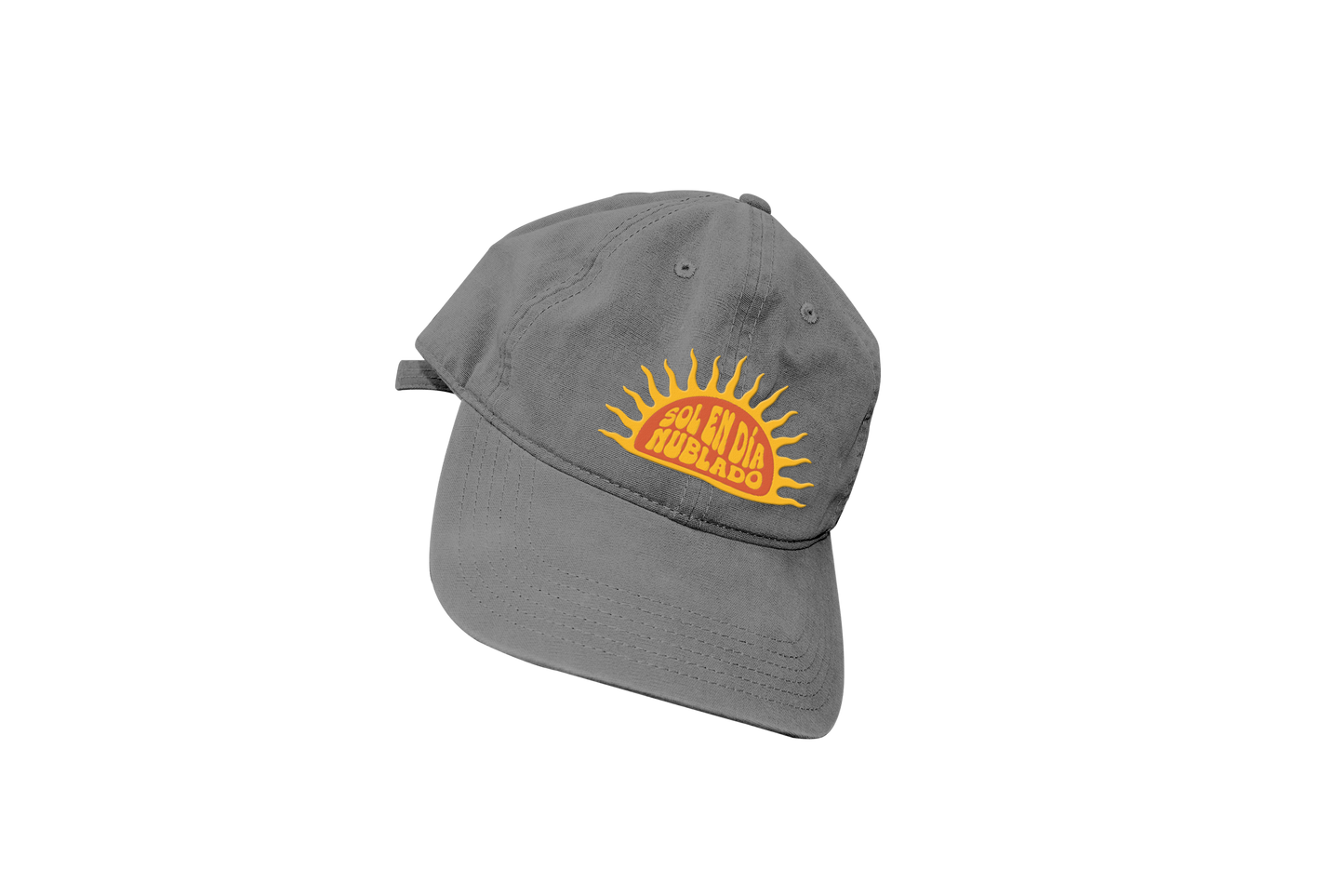 Gorra “Sol en día nublado” – Gris tormenta